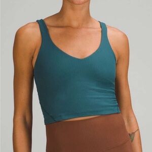 Lululemon Dark Green Ribbed Align Tank Top